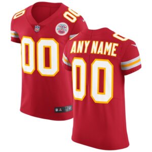 Kansas City Chiefs Nike Vapor Untouchable Custom Elite Jersey - Red- 49Native