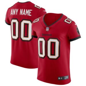 Tampa Bay Buccaneers Nike Vapor Elite Custom Jersey - Red- 49Native