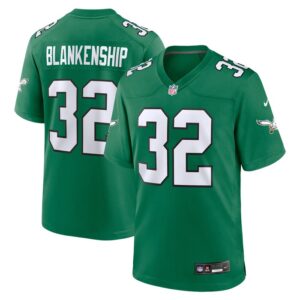 Reed Blankenship Philadelphia Eagles Nike Alternate Game Jersey -  Kelly Green- 49Native