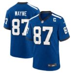 Reggie Wayne Indianapolis Colts Nike Indiana Nights Alternate Game Jersey - Royal- 49Native