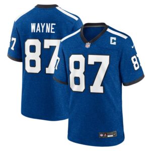 Reggie Wayne Indianapolis Colts Nike Indiana Nights Alternate Game Jersey - Royal- 49Native