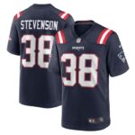 Rhamondre Stevenson New England Patriots Nike Game Jersey - Navy- 49Native