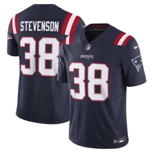 Rhamondre Stevenson New England Patriots Nike Vapor F.U.S.E. Limited Jersey - Navy- 49Native