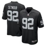 Richard Seymour Las Vegas Raiders Nike Retired Player Game Jersey - Black- 49Native