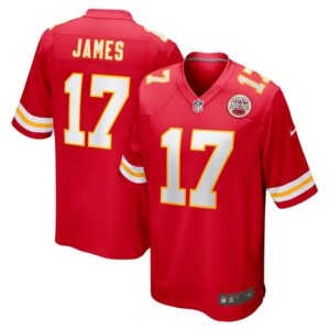 Richie James Kansas City Chiefs Nike Game Jersey - Red- 49Native