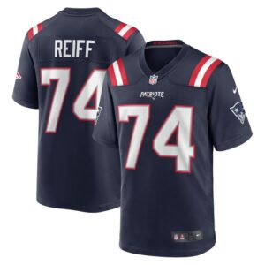 Riley Reiff New England Patriots Nike Game Jersey - Navy- 49Native