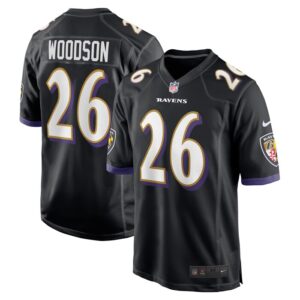 Rod Woodson Baltimore Ravens Nike Retired Player Jersey - Black- 49Native