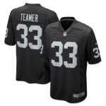 Roderic Teamer Las Vegas Raiders Nike Game Jersey - Black- 49Native
