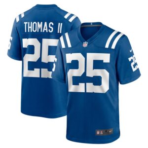 Rodney Thomas II Indianapolis Colts Nike Game Player Jersey - Royal- 49Native