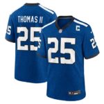 Rodney Thomas II Indianapolis Colts Nike Indiana Nights Alternate Game Jersey - Royal- 49Native