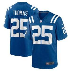 Rodney Thomas Indianapolis Colts Nike Player Game Jersey - Royal- 49Native