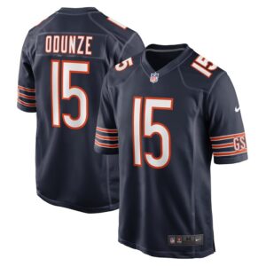 Rome Odunze Chicago Bears Nike 2024 NFL Draft First Round Pick Player Game Jersey - Navy- 49Native