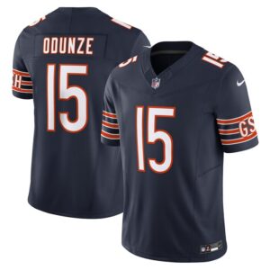 Rome Odunze Chicago Bears Nike Vapor F.U.S.E. Limited Jersey - Navy- 49Native