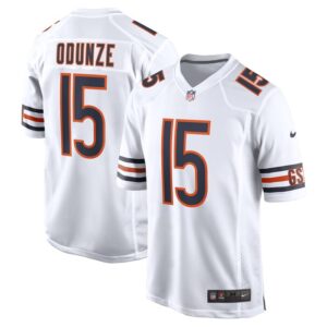 Rome Odunze Chicago Bears Nike Game Jersey -  White- 49Native