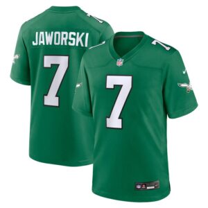 Ron Jaworski Philadelphia Eagles Nike Alternate Game Jersey - Kelly Green- 49Native