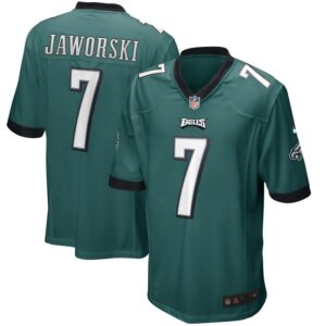 Ron Jaworski Philadelphia Eagles Nike Game Retired Player Jersey - Midnight Green- 49Native