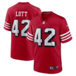 Ronnie Lott San Francisco 49ers Nike Retired Alternate Game Jersey - Scarlet- 49Native
