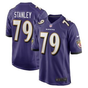 Ronnie Stanley Baltimore Ravens Nike Game Jersey - Purple- 49Native
