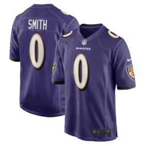 Roquan Smith Baltimore Ravens Nike Team Game Jersey - Purple- 49Native