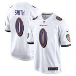 Roquan Smith Baltimore Ravens Nike  Game Jersey - White- 49Native