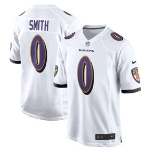 Roquan Smith Baltimore Ravens Nike  Game Jersey - White- 49Native