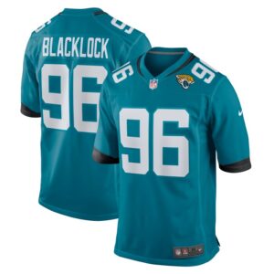 Ross Blacklock Jacksonville Jaguars Nike Team Game Jersey -  Teal- 49Native