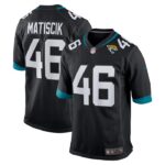 Ross Matiscik Jacksonville Jaguars Nike Game Jersey - Black- 49Native