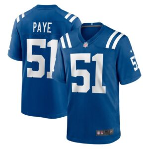Indianapolis Colts Nike Game Jersey - Royal- 49Native