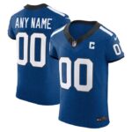 Indianapolis Colts Nike  Vapor F.U.S.E. Elite Custom Jersey - Royal- 49Native