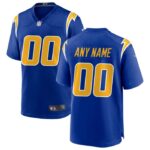 Los Angeles Chargers Nike Alternate Custom Game Jersey - Royal- 49Native
