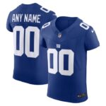 New York Giants Nike Vapor F.U.S.E. Elite Custom Jersey - Royal- 49Native