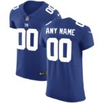 New York Giants Nike Vapor Untouchable Custom Elite Jersey - Royal- 49Native