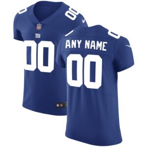 New York Giants Nike Vapor Untouchable Custom Elite Jersey - Royal- 49Native