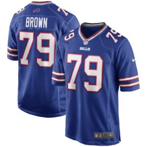 Ruben Brown Buffalo Bills Nike Game Retired Player Jersey - Royal- 49Native