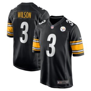 Russell Wilson Pittsburgh Steelers Nike  Game Jersey – Black- 49Native