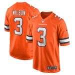 Russell Wilson Denver Broncos Nike Alternate Game Jersey - Orange- 49Native