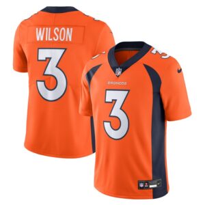 Russell Wilson Denver Broncos Nike  Vapor Untouchable Limited Jersey - Orange- 49Native