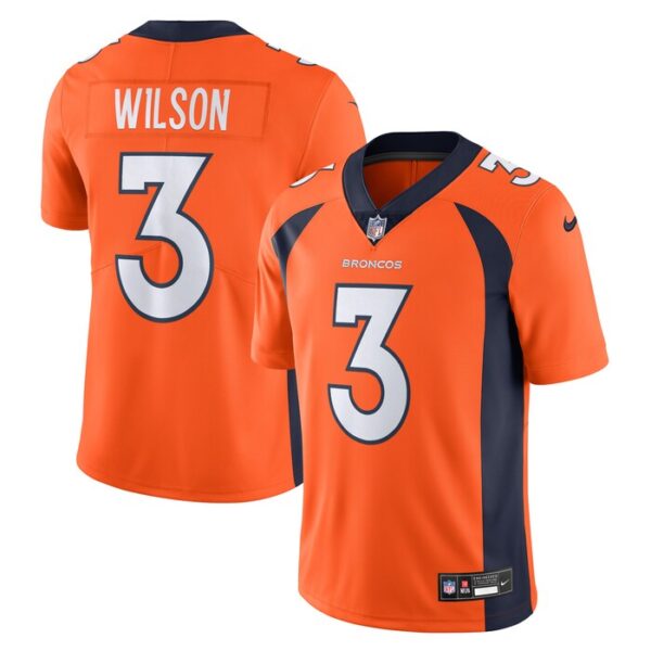 Russell Wilson Denver Broncos Nike  Vapor Untouchable Limited Jersey - Orange- 49Native