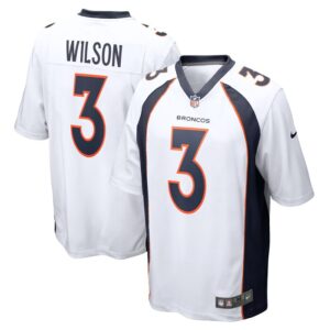 Russell Wilson Denver Broncos Nike Game Jersey - White- 49Native