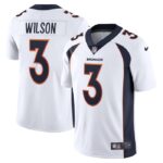 Russell Wilson Denver Broncos Nike Team Vapor Limited Jersey - White- 49Native