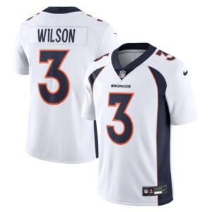 Russell Wilson Denver Broncos Nike  Vapor Untouchable Limited Jersey - White- 49Native
