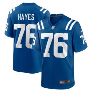Ryan Hayes Indianapolis Colts Nike Team Game Jersey -  Royal- 49Native