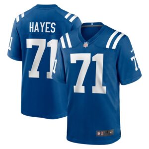 Ryan Hayes Indianapolis Colts Nike Team Game Jersey -  Royal- 49Native