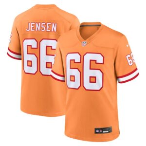 Ryan Jensen Tampa Bay Buccaneers Nike Throwback Game Jersey - Orange- 49Native