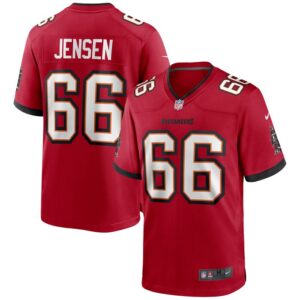 Ryan Jensen Tampa Bay Buccaneers Nike Game Jersey - Red- 49Native
