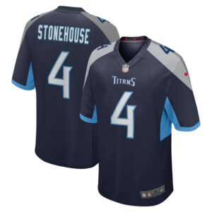 Ryan Stonehouse Tennessee Titans Nike Game Player Jersey - Navy- 49Native