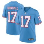Ryan Tannehill Tennessee Titans Nike Oilers Throwback Alternate Game Player Jersey - Light Blue- 49Native