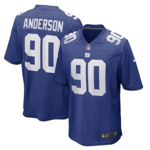 Ryder Anderson New York Giants Nike Game Player Jersey - Royal- 49Native