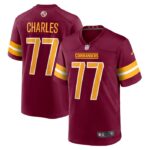 Saahdiq Charles Washington Commanders Nike  Game Jersey -  Burgundy- 49Native