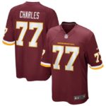 Saahdiq Charles Washington Football Team Nike Game Player Jersey - Burgundy- 49Native